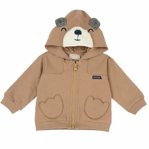 Толстовка Chicco, размер 86, бежевый