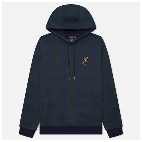 Мужская толстовка Hackett Blackwatch Harry Hoodie синий , Размер S