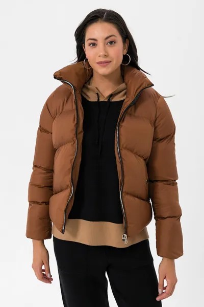 Утепленная стеганая зимняя куртка Jimmy Sanders, коричневый