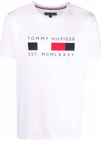 Tommy Hilfiger футболка из органического хлопка с логотипом