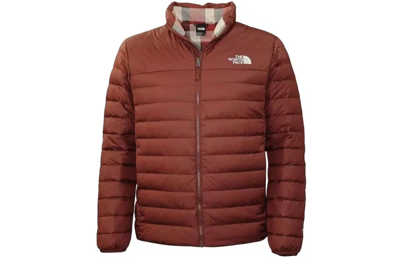 Пуховик мужской красный The North Face, красный