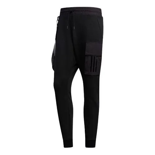 Спортивные штаны adidas neo M UT TP 1 Knit Bundle Feet Fleece Lined Sports Long Pants Black, черный