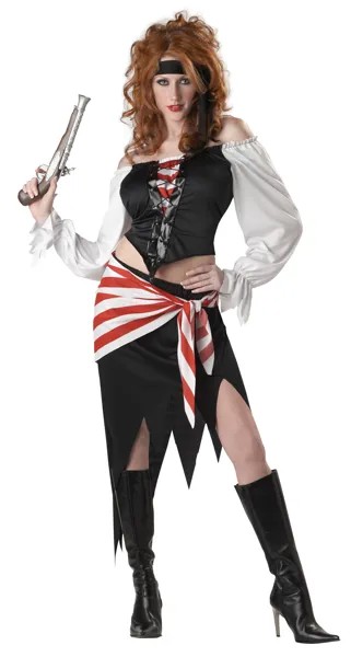 Костюм карнавальный женский Пиратка California Costumes k01291 черный M