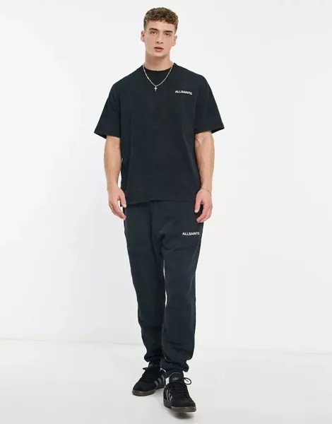 Эксклюзивные спортивные брюки черного цвета Allsaints x ASOS