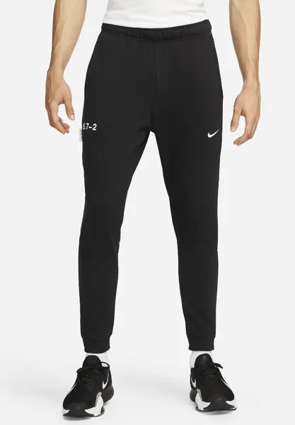 Спортивные брюки TAPERED FITNESS DRI-FIT STUDIO Nike, черный белый