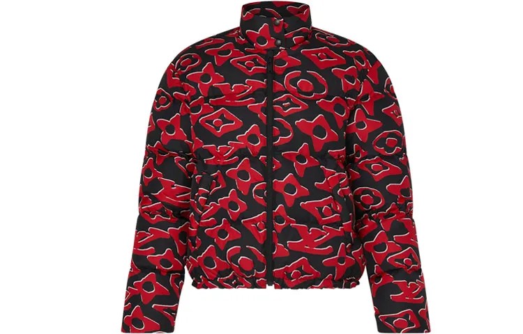 Новые квартальные продукты LV Down Jacket Women's Red Louis Vuitton