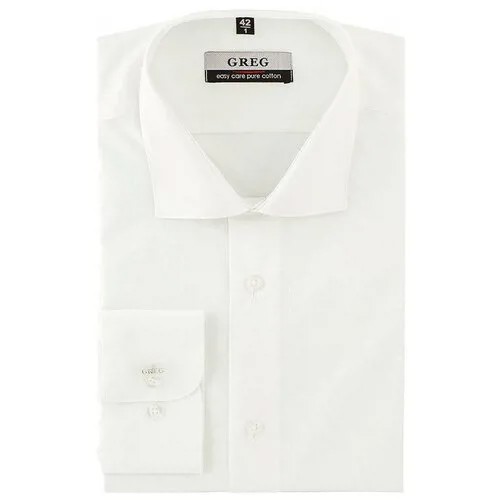 Рубашка GREG, размер 164-172/42, белый