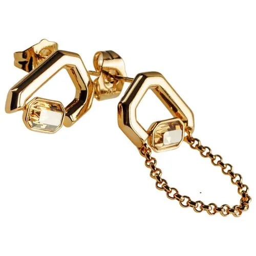 Серьги цепочки XUPING JEWELRY, бежевый