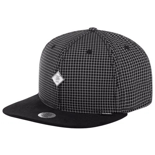 Бейсболка с прямым козырьком DJINNS 6-PANEL SNAPBACK Needle Check Plate, размер ONE
