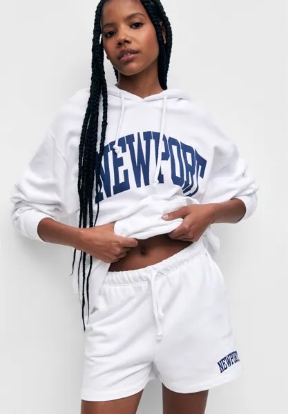Шорты PULL&BEAR, белый