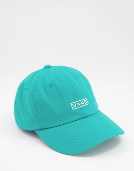 Зеленая кепка Vans Curved Bill Jockey-Зеленый цвет