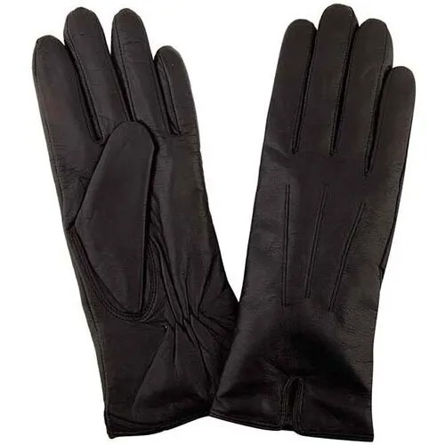 Перчатки GIORGIO FERRETTI, демисезон/зима, натуральная кожа, размер 7,5, черный