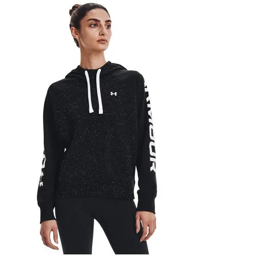 Толстовка Under Armour Rival Fleece CB Hoodie Черный LG 1365861-001