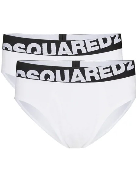Dsquared2 D2 NOS TWIN PACK BRIEF UNDERWEAR WHT