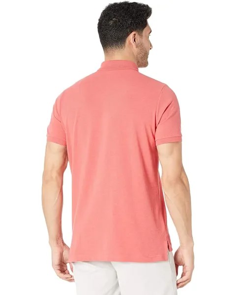 Поло U.S. POLO ASSN. Solid Cotton Pique Polo with Small Pony, цвет Coral Shell Heather