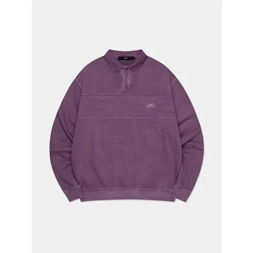 Свитшот LMC Overdyed OG Collar, размер S, фиолетовый