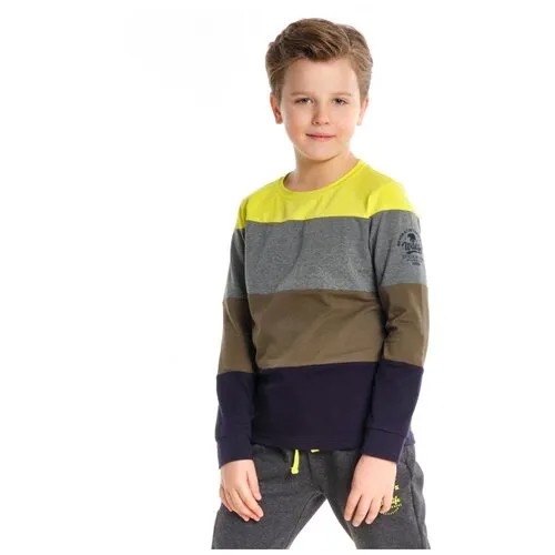 Лонгслив для мальчиков Mini Maxi, модель 4376, цвет синий, размер 122