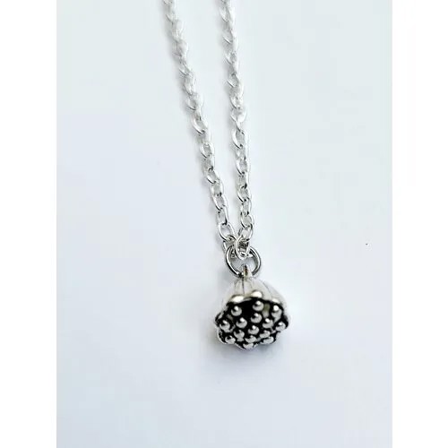 Колье ( Verba ), длина 50 см, серебряный