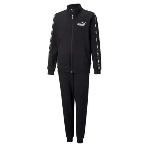 Костюм Puma 84820801 Tape Sweat Suit TR cl B для мальчика, цвет чёрный, размер 105-110