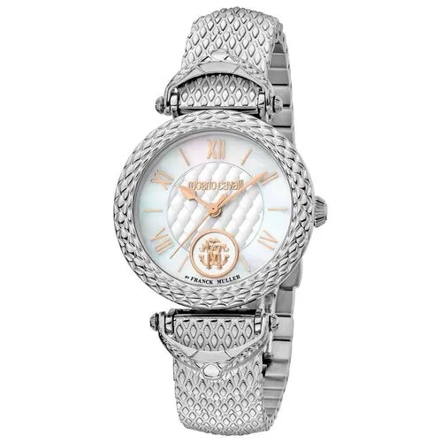 Наручные часы Roberto Cavalli by Franck Muller Snake, серебряный