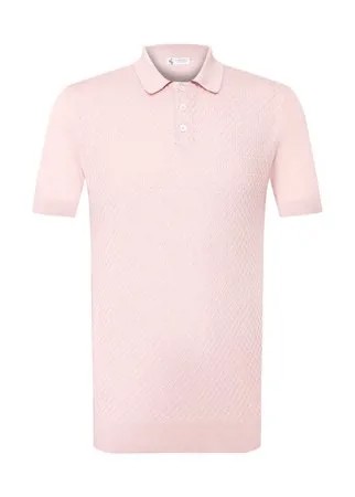 Поло из смеси шелка и хлопка Il Borgo Cashmere