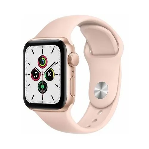 Смарт-часы Apple Watch SE GPS 40mm Aluminum Case with Sport Band Gold/Pink (LL)