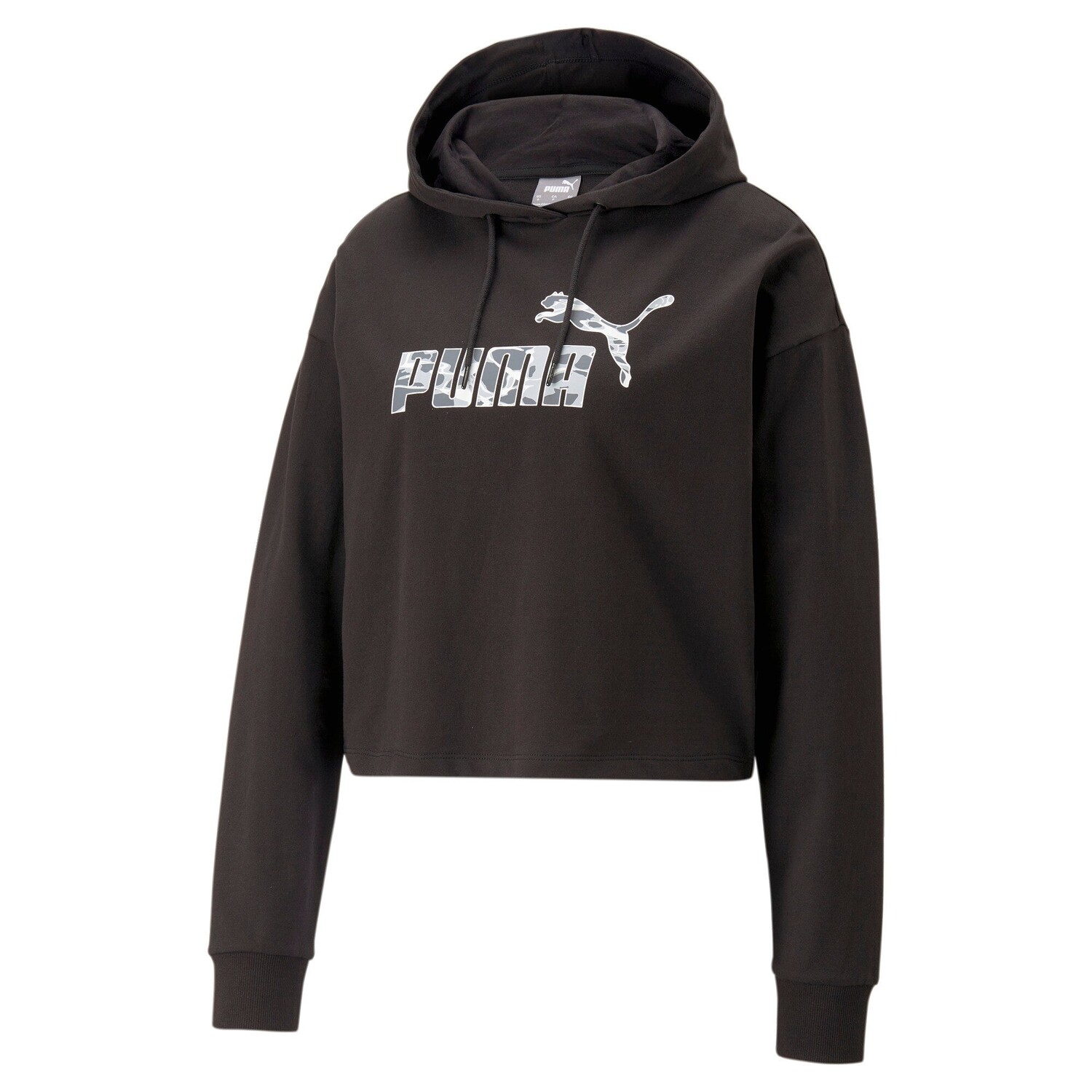 Женская летняя худи с брызгами PUMA, черный
