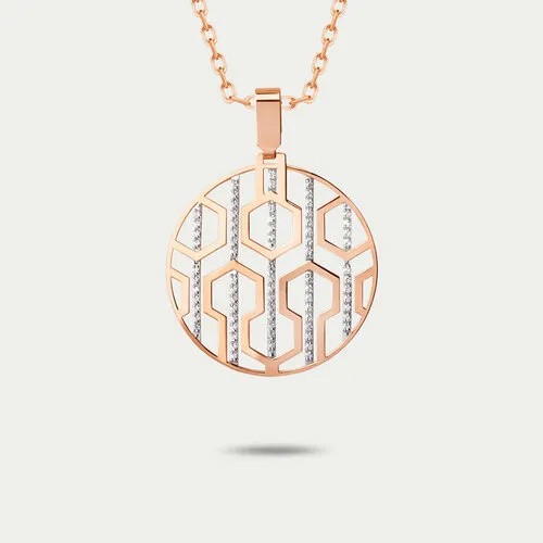 Подвеска GOLD CENTER, золото, 585 проба, фианит