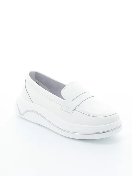 Лоферы женские MADELLA UBU-31396-3B-SU белые 40 RU