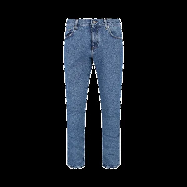 Джинсы Off-White Diag Print Skinny 'Blue', синий