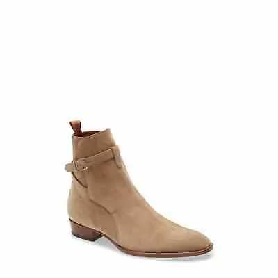 Мужские ботинки Saint Laurent Wyatt Jodhpur коричневого цвета 44 евро США 11