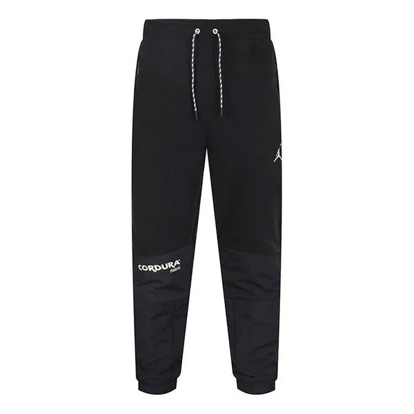 Брюки Air Jordan Winter Utility Cordura Stay Warm polar fleece Splicing Casual Sports Running Long Pants Black, черный