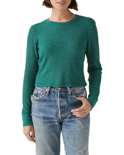 Футболка Michael Stars Palmer Crop Crew, цвет Ivy