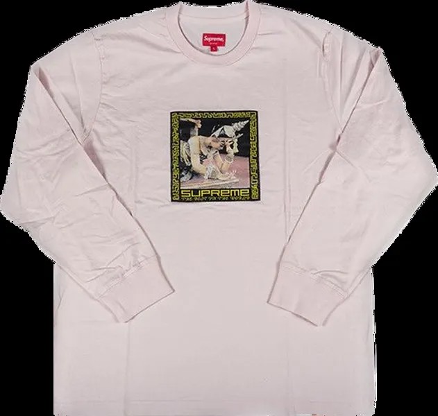 Футболка Supreme Best In The World Long-Sleeve T-Shirt 'Pink', розовый