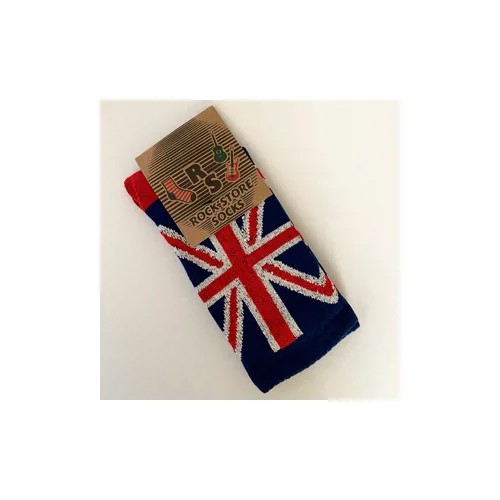 Носки с вышитым флагом Великобритании от Rock Store Socks
