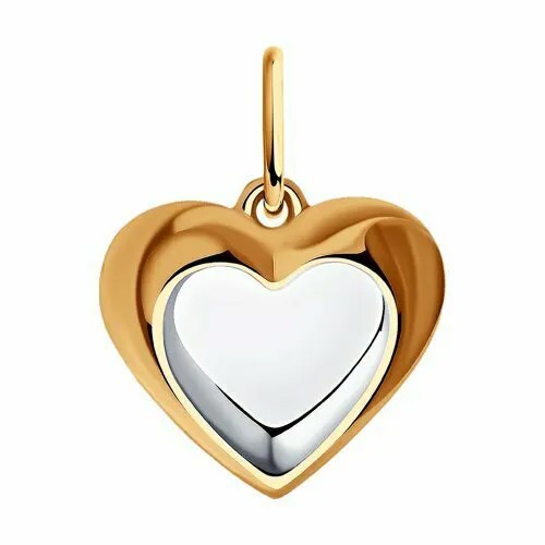 Подвеска GOLD CENTER, красное золото, 585 проба
