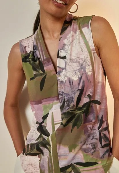 Блуза V-NECK SLEEVELESS, REGULAR FIT Next, зеленый