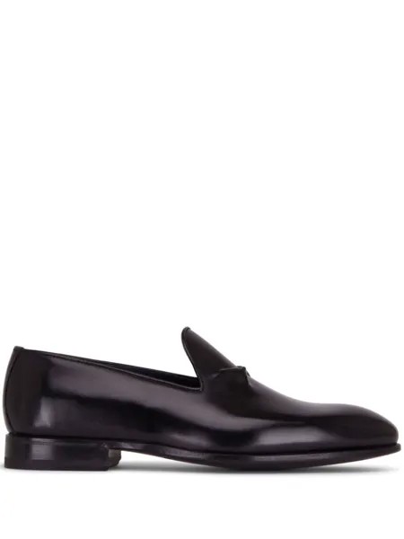 Лоферы с тиснением Bontoni, черный