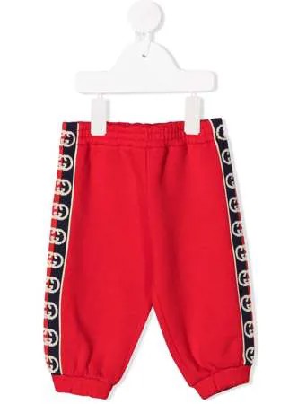 Gucci Kids спортивные брюки с логотипом GG
