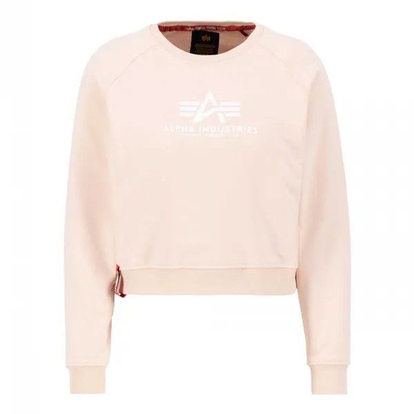 Свитер Alpha Industries Basic Boxy, оранжевый