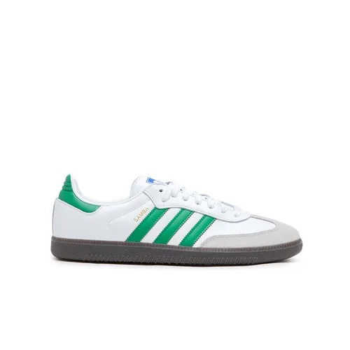 Кеды adidas, размер 3.5UK, зеленый, белый