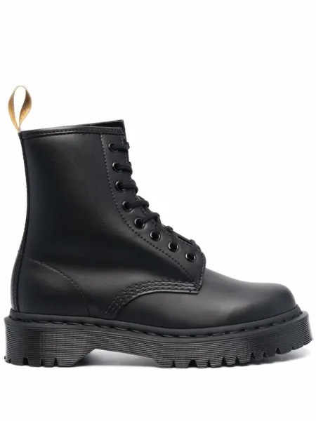 Dr. Martens ботинки из искусственной кожи на шнуровке, черный