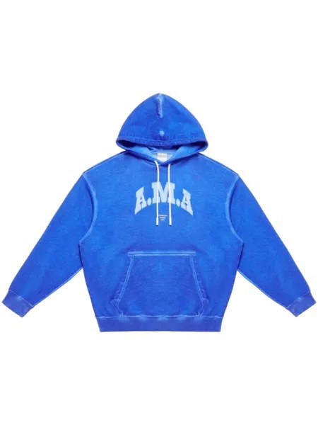 Marcelo Burlon County of Milan худи AMA с длинными рукавами, синий