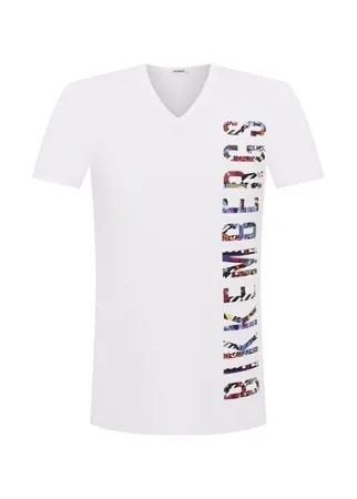 Хлопковая футболка Dirk Bikkembergs