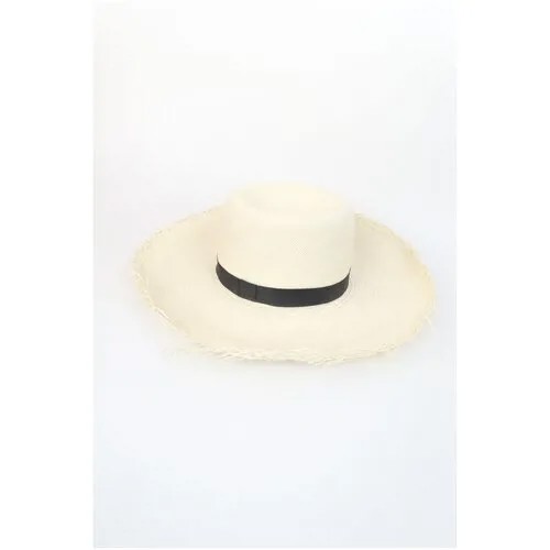 Шляпа Carolon летняя, шерсть, утепленная, размер 55-58, белый