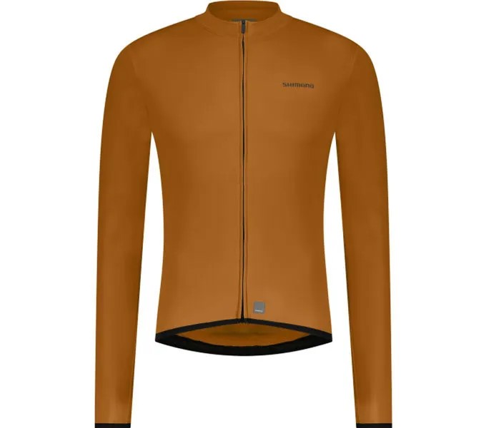 Рубашка SHIMANO Thermal Long Sleeve Jersey VERTEX, бронзовый
