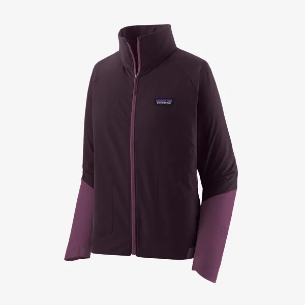 Женская куртка R1 CrossStrata Patagonia, цвет Obsidian Plum