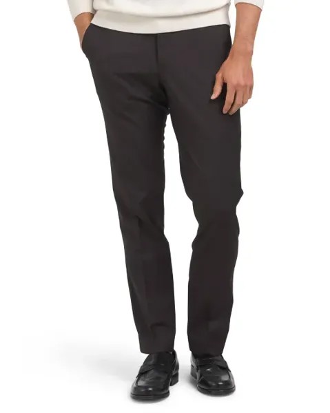 Узкие прямые брюки Perry Ellis Portfolio, цвет Port