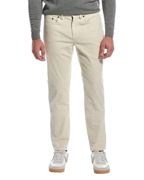 Узкие вельветовые брюки Brooks Brothers, белый