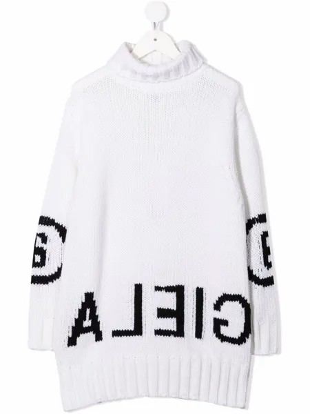 MM6 Maison Margiela Kids джемпер с высоким воротником и логотипом